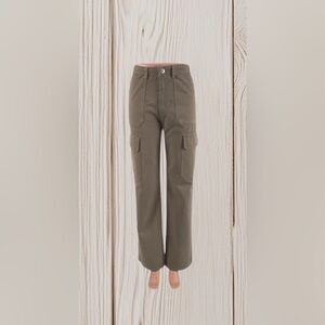 Zara Olive Straight Leg Pants